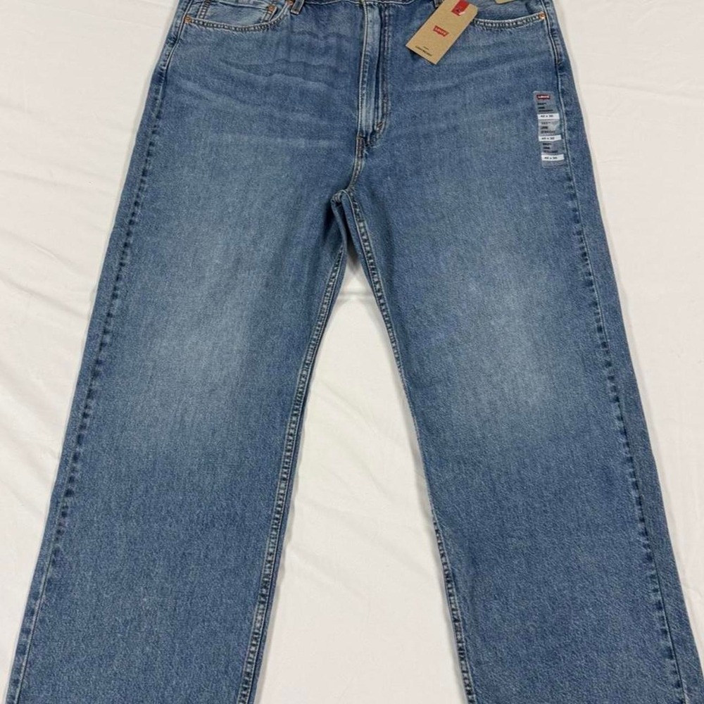 Levis 565 Loose Straight Jeans Mens 42x30 Blue Denim Lightweight A72210031